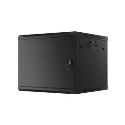 Cabinet metalic Lanberg WF01-6609-00B 9U, Wall mount, 600 mm, Metal door, Negru
