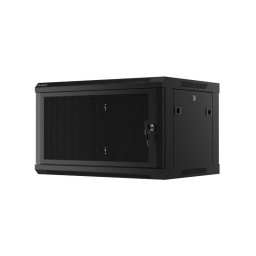 Cabinet metalic Lanberg WF01-6406-23B 6U, Wall mount, 450 mm, Metal door, Negru
