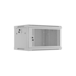 Cabinet metalic Lanberg WF01-6406-23S 6U, Wall mount, 600 x 450, Metal door, Gri