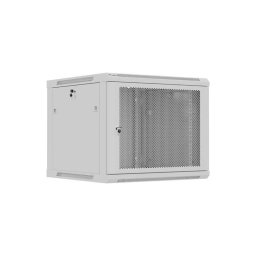 Cabinet metalic Lanberg WF01-6609-23S 9U, Wall mount, 600 x 600, Metal door, Gri