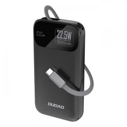 Baterie Externa Dudao K31, 10000mAh, 22.5W, PD, 2 x USB-C, Neagra