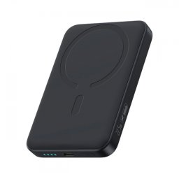 Baterie Externa Wireless Baseus EnerFill FM11 Ultra-Mini, 10000mAh, 22.5W, PD + FQI, 1 x QI - 1 x USB-C, Neagra
