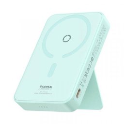 Baterie Externa Wireless Baseus MagPro PPCXZ05, 5000mAh, 20W, PD + FQI, 1 x QI - 1 x USB-C, Verde