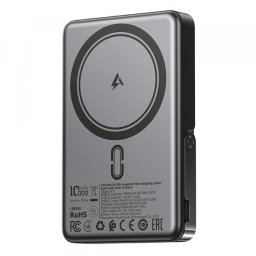 Baterie Externa Wireless Acefast M17, 10000mAh, 22.5W, PD + FQI, 1 x QI - 1 x USB-C, Neagra