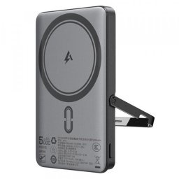 Baterie Externa Wireless Acefast M16, 5000mAh, 18W, PD + FQI, 1 x QI - 1 x USB-C, Neagra