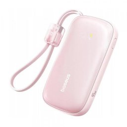 Baterie Externa Baseus EnerFill FC21 Qpow 3 Ultra, 10000mAh, 45W, QC + PD, 1 x USB-A - 1 x USB-C, Roz