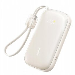 Baterie Externa Baseus EnerFill FC21 Qpow 3 Ultra, 20000mAh, 22.5W, QC + PD, 1 x USB-A - 1 x USB-C, Bej