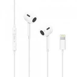 Handsfree Lightning Tech-Protect Ultraboost Core G2, Alb
