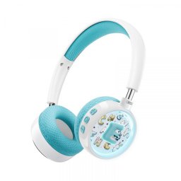 Casti Stereo Wireless XO Design BE57 Cartoon Kids, Bluetooth, A2DP, Albastru