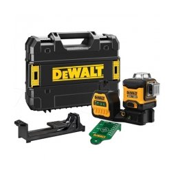 DeWalt - DCE089NG18 - Nivela laser cu linii, 30 m, +/-0.3 mm/m, 3 linii laser, fascicul verde, proiectie 360 grade, valiza speciala