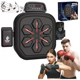 Music Boxing Machine cu Manusa, Aparat Box Inteligent cu Muzica, Montare pe Perete