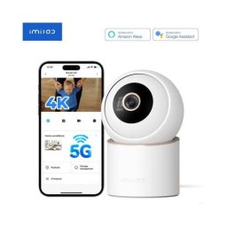 Camera de supraveghere C40 Home Security Camera, Night Vision. 360, 4K White