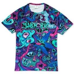 Tricou Euphoria Psychedelic Explosion of Colors & Madness XL