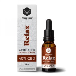 Ulei CBD 40% cu terpene Tropical Sunrise Happease Relaxare MCT 10ml