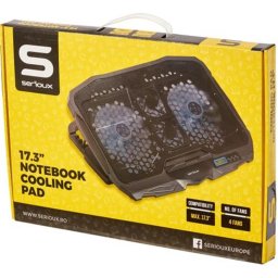 Cooler Laptop Cooler laptop NCP025 10-17.3" 4 ventilatoare USB negru