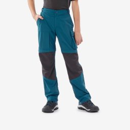 Pantalon Modulabil Drumeție MH500 Albastru Copii 7-15 ani