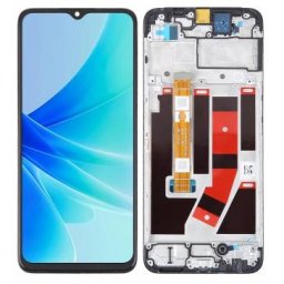 Display cu touchscreen si rama Oppo A77 4G Negru OEM
