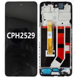 Display cu touchscreen si rama Oppo A1 Negru OEM