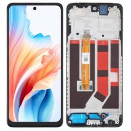 Display cu touchscreen si rama Oppo A59 Negru OEM