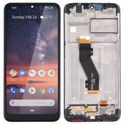 Display cu touchscreen si rama Nokia 3.2 Negru OEM