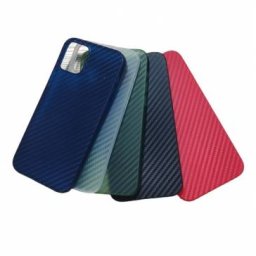 Husa Carbon Fiber Apple iPhone 12 Verde