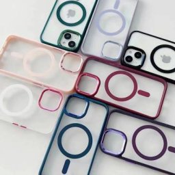 Husa Clear Magnetic Case Apple iPhone 13 Verde