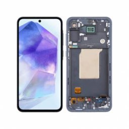 Display cu touchscreen si rama Samsung Galaxy A55 Albastru OLED