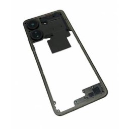 Mijloc Pentru Xiaomi Redmi 13C Cu Geam Camera Negru