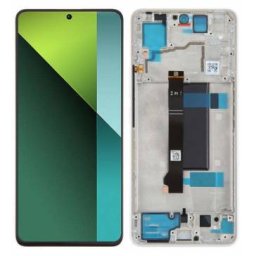Display cu touchscreen si rama Xiaomi Poco X6 Alb OEM