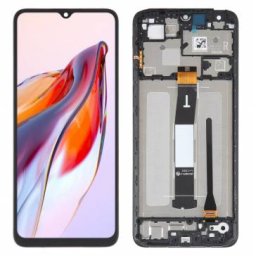 Display cu touchscreen si rama Xiaomi Redmi 12C Negru OEM