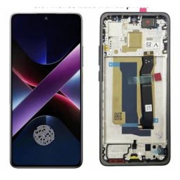 Display cu touchscreen si rama Xiaomi Redmi Turbo 4 Albastru OEM