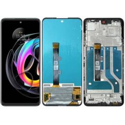 Display cu touchscreen si rama Motorola Edge 20 Lite Negru INCELL