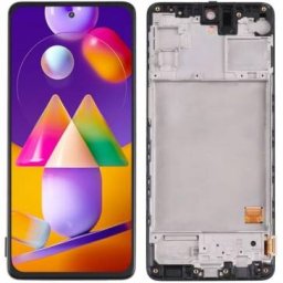 Display cu touchscreen si rama Samsung Galaxy M31s Negru OLED