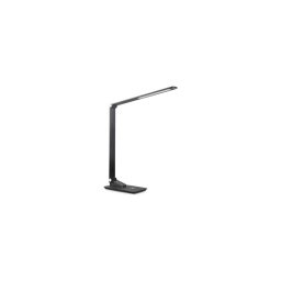 Lampă LED dimabilă de masă cu USB LED/7W/230V 3000K/4000K/5500K negru