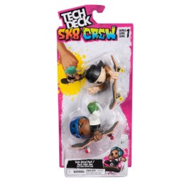 Tech deck, sk8 crew, set 2 mini placi de skateboard cu 2 figurine, model 1, spm6071061-20148776