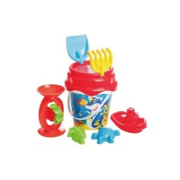 Set 8 piese de joaca pentru nisip, galetusa copii, cu forme si accesorii, diferite modele