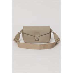 Geanta gri inchis mica din piele ecologica