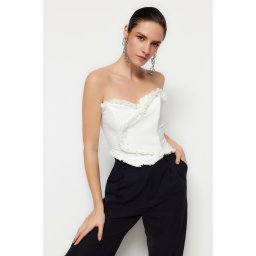 Top dama Trendyol TPRSS22BS0070/Black