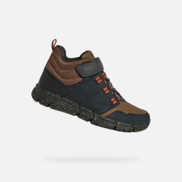 Black Boys' Ankle Boots Geox Flexyper Boy B ABX - Boys