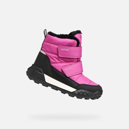 Pantofi roz de iarnă Geox Trekkyup B AB