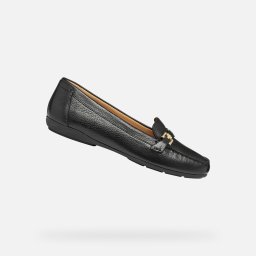 Mocasini negri de damă Geox Annytah Power