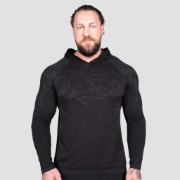 GymBeam Tricou cu mânecă lungă Static Black XXL