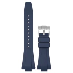 Curea silicon lină, navy pentru Tissot PRX de 35/40mm diametru