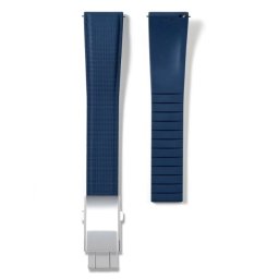Curea cauciuc FKM Premium navy, pentru Breitling Avenger, telescop QR 22mm