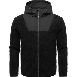 Ragwear Jachetă fleece funcțională 'Adar' gri metalic / negru