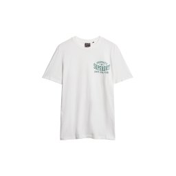 Superdry & Co Tricou verde pin / alb