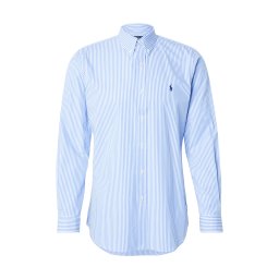 Polo Ralph Lauren Cămașă albastru deschis / alb