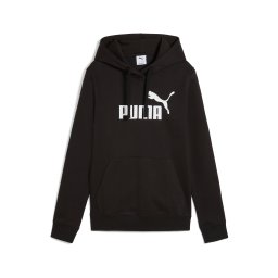 PUMA Hanorac sport 'ESS No. 1' negru / alb