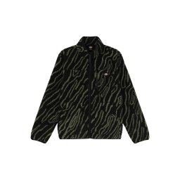 DICKIES Jachetă fleece 'Mount Hope' verde / negru