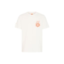 BLEND Tricou 'BHSUN WATERMELON' albastru / corai / alb